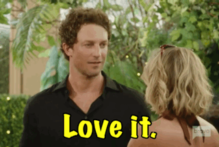 Man And Woman, Man Says Love It GIF
