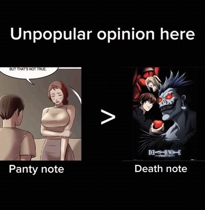 Man And Woman Next To Death Note GIF