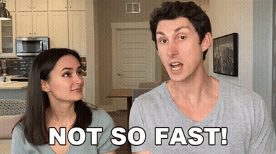 Man And Woman Not So Fast GIF