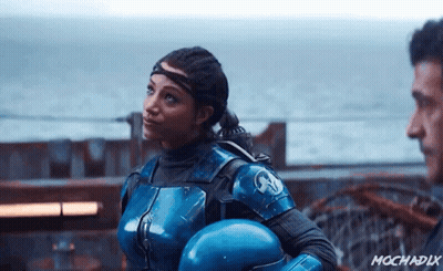 Man And Woman On Boat Woman In Blue Helmet GIF