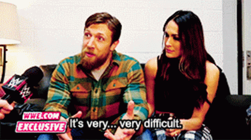 Man And Woman On Couch Woman Saying It's Very Very Difficult GIF