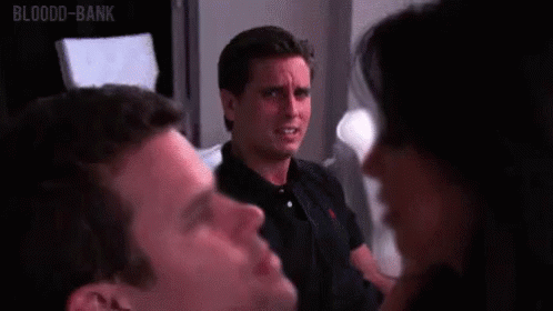 Man And Woman On Plane, Man Looking At Woman GIF