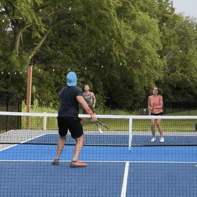 Man And Woman Playing Tennis GIF