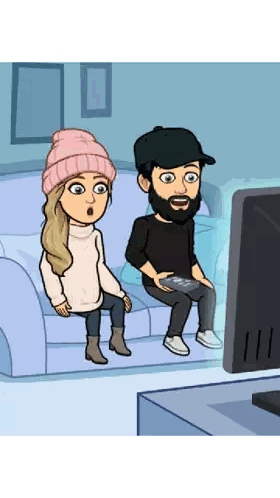 Man And Woman Playing Video Game Sticker