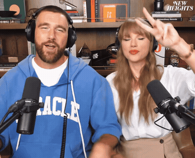 Man And Woman Posing For Picture With Meme-Gen.ai GIF