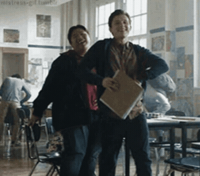 Man And Woman Posing For Picture GIF