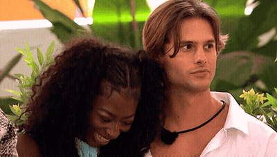 Man And Woman Posing Together GIF