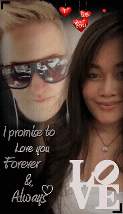 Man And Woman Promising I Promise To Love You Forever & Always GIF