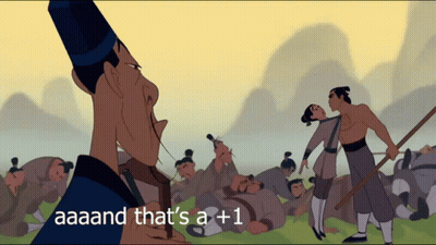 Man And Woman Saying Aaaand That's A +1 GIF