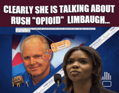 Man And Woman Saying Clearly She Is Talking About Rush Opioid Limbaugh GIF