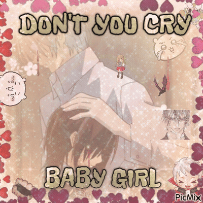 Man And Woman Saying Don't You Cry Baby Girl GIF