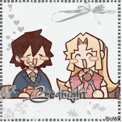 Man And Woman Saying Goodnight GIF
