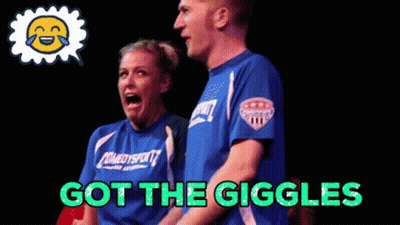 Man And Woman Saying Got The Giggles GIF
