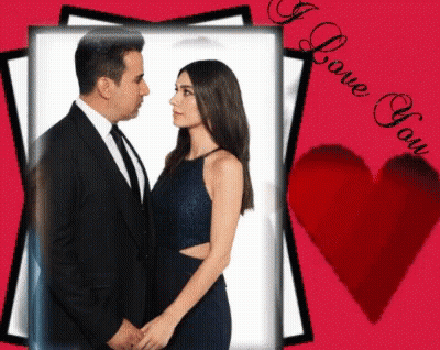 Man And Woman Saying I Love You GIF