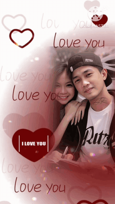 Man And Woman Saying I Love You GIF