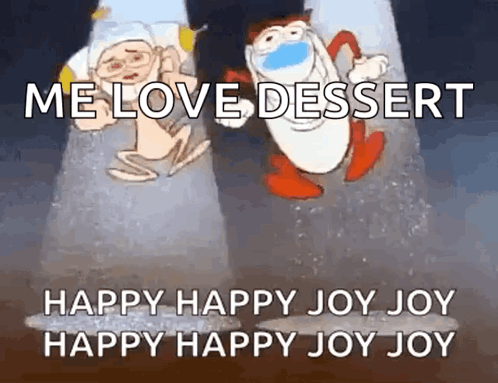 Man And Woman Saying Me Love Dessert GIF