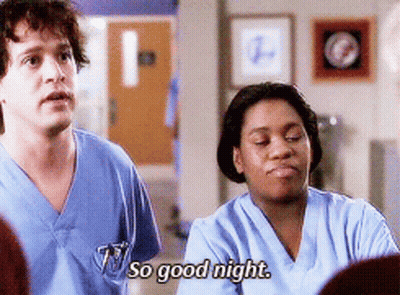 Man And Woman Saying So Good Night GIF