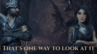 Man And Woman Saying That's One Way To Look At It GIF