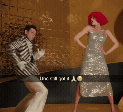 Man And Woman Saying UNC Still Got It GIF