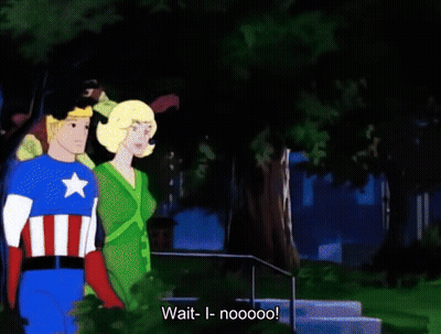 Man And Woman Saying Wait GIF