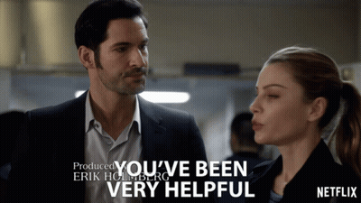 Man And Woman Saying You've Been Very Helpful GIF