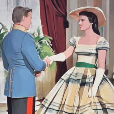 Man And Woman Shaking Hands GIF