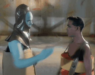 Man And Woman Side By Side GIF
