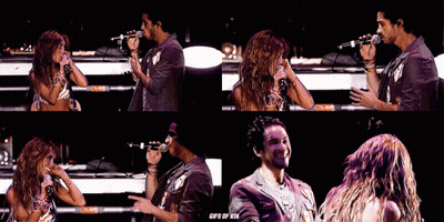 Man And Woman Singing On Stage GIFs Of Xtn GIF