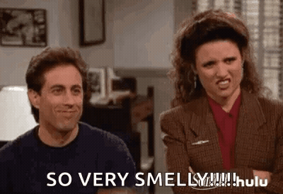Man And Woman Sitting Funny Face GIF