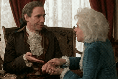 Man And Woman Sitting Holding Hands GIF