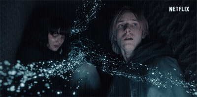 Man And Woman Sitting In Dark Room Netflix GIF