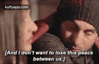 Man And Woman Sitting Next To Each Other GIF