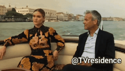 Man And Woman Sitting On Boat With @Tvresidence GIF