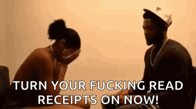 Man And Woman Sitting Woman Covering Face GIF