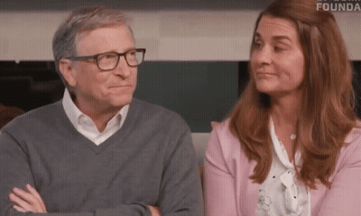Man And Woman Sitting, Woman In Pink Shirt GIF