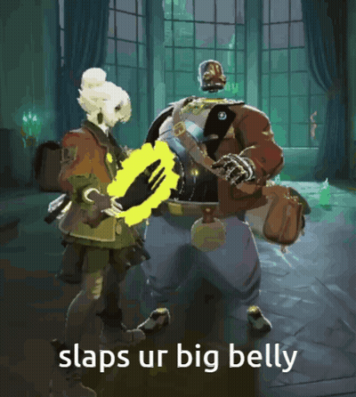 Man And Woman Slaps Ur Big Belly GIF