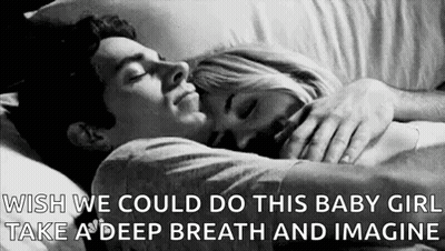 Man And Woman Sleeping In Bed GIF