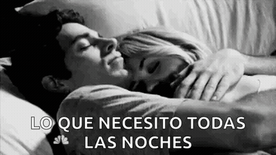Man And Woman Sleeping In Bed GIF