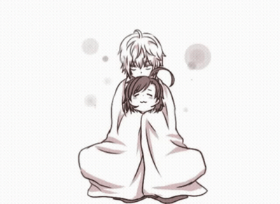 Man and Woman Sleeping Under Blanket with Zzz