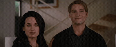 Man And Woman Smiling At Camera GIF