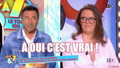 Man And Woman Standing Aoui C'est Vrai GIF