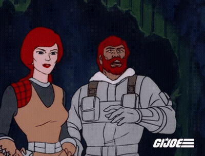 Man And Woman Standing In Cave GIF