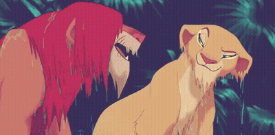 Man And Woman Standing In Rain GIF