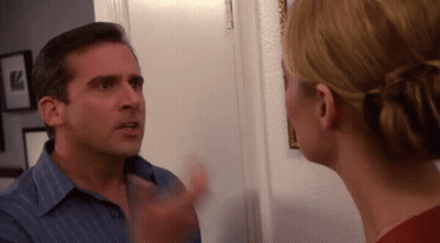 Man And Woman Standing In Room GIF