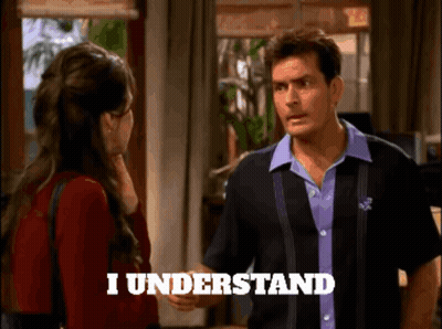 Man And Woman Standing Man Says I Understand GIF