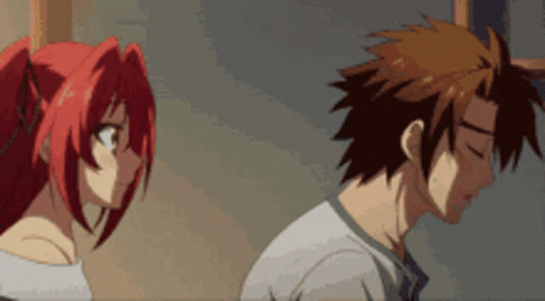 Man And Woman Standing Next To Each Other GIF