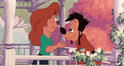 Man And Woman Standing On Balcony GIF
