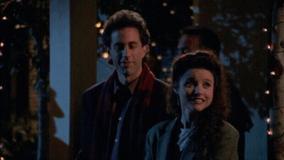 Man And Woman Standing Saying Yeah GIF