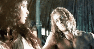Man And Woman Standing Side By Side GIF