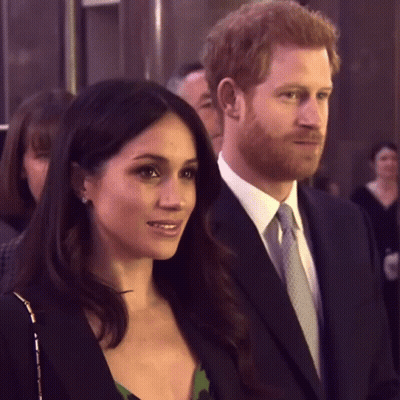 Man And Woman Standing Smiling GIF